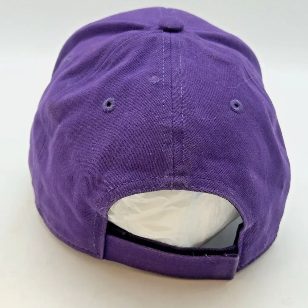 Baltimore Ravens NFL Baseball Cap Team Apparel Embroidered Logo Purple Strapback